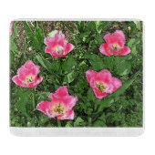 "EXTRAVAGANTE FRILLEN UND WEISSE, FRINGTE TULIPS/G SCHNEIDEBRETT (Vorderseite)