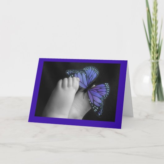 extravagante Füße Karte (Vorderseite)