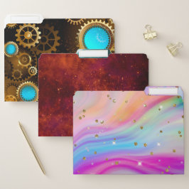 Extravagante G+-DAMPFordner Papiermappe