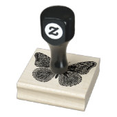 Extravagante Geblüht Butterfly-Kautschuk-Briefmark Gummistempel (Stempel)