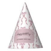 Extravagante Geburtstagsparty Partyhütchen (Vorderseite)