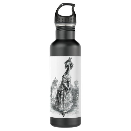 Extravagante Giraffe Trinkflasche (Vorderseite)