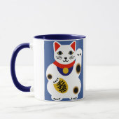 Extravagante glückliche Katzen-Tasse Tasse (Links)