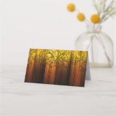 Extravagante Gold Masquerade Escort Cards Platzkarte (Rückseite)