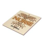 Extravagante Goldkadukusschwester Fliese (Seite)