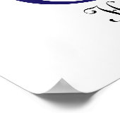 Extravagante Gothic Caps Letter H, 300dpi PNG Post Poster (Ecke)