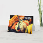 Extravagante Gourds Natur Geburtstag Karte (Vorderseite)