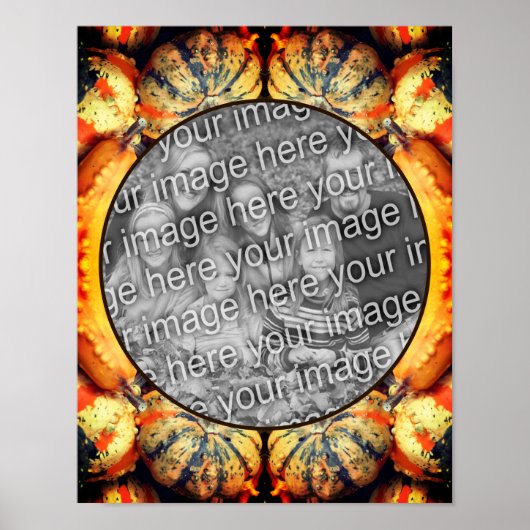 Extravagante Gourds-Rahmen schaffen Ihr eigenes Fo Poster (Vorne)