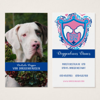 Extravagante Great Danes Business Cards für modern