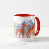 Extravagante Große Dänen Tasse (VorderseiteRechts)
