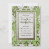 Extravagante Grüne Goldmedaille Einladung (Vorderseite)