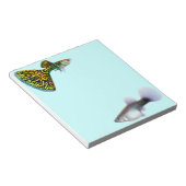Extravagante Guppies Livebearer Fisch Notepad Notizblock (angewinkelt)