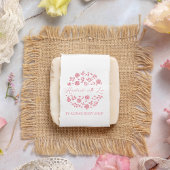 Extravagante Handarbeit mit Liebe-Rose und Zweigst Gummistempel