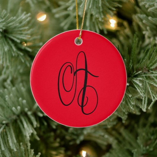 Extravagante Hauptstadt A Erstmoderne Kalligraphie Keramik Ornament (Baum)