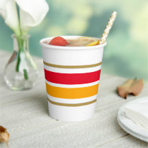 Extravagante, hellgelbe Streifen auf weißer Seite