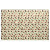 Extravagante Hennen, Bienen, Heuschreckengewebe Stoff (Fat Quarter (45,7 x 55,9 cm))