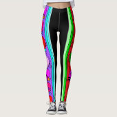 Extravagante Herzen Leggings (Vorderseite)