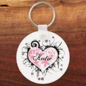 Extravagante Herzkette Schlüsselanhänger (Vorderseite)