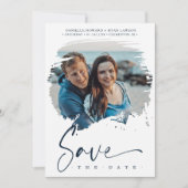 Extravagante Hochzeit mit moderner Pinselstrichwir (Vorderseite)