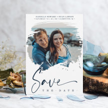 Extravagante Hochzeit mit moderner Pinselstrichwir