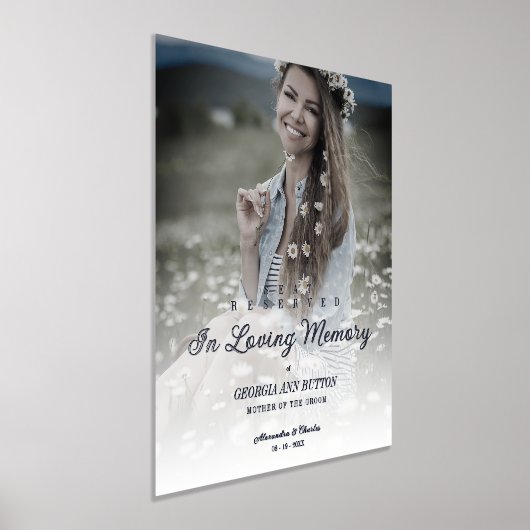 Extravagante Hochzeitserinnerung reserviert Foliendrucke (Ablage )