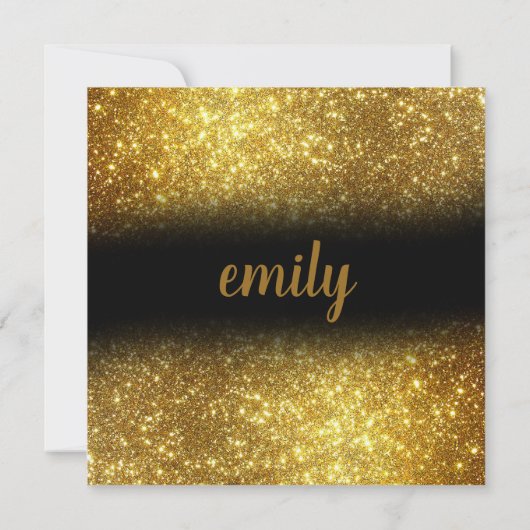 Extravagante Holografie wird meine Freundin-Karte  Dankeskarte (Rückseite)