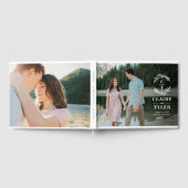 Extravagante Initials Wedding Foto Gästebuch (Voll)