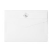 Extravagante JOY Weihnachtskalligraphie Black on W (Rückseite)