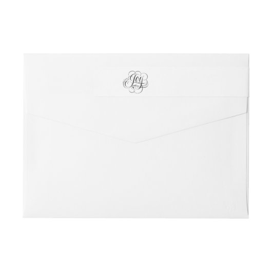 Extravagante JOY Weihnachtskalligraphie Black on W (Rückseite)