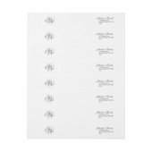 Extravagante JOY Weihnachtskalligraphie Black on W (Bogen)