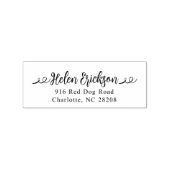 Extravagante Kalligrafie-Pinselspitze Anschrift Br Gummistempel (Prägung)