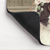 Extravagante Katze & Burg Mousepad (Ecke)