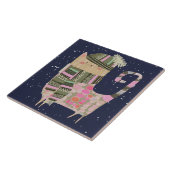 Extravagante Katze Keramik Küche Tile Fliese (Seite)