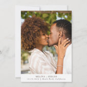 Extravagante klassische Blume zum Hochzeitsempfang Einladung (Rückseite)