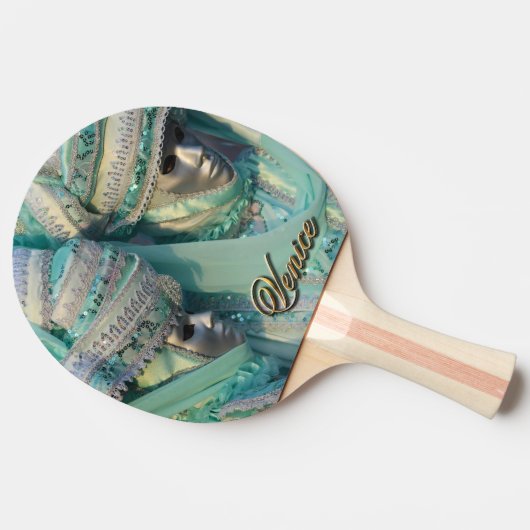 Extravagante Kleiderpaar-Kostüme Tischtennis Schläger (Seitenansicht)