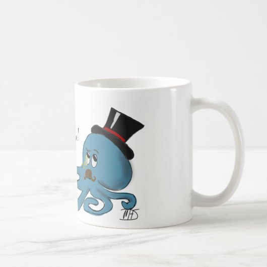 Extravagante Krake Kaffeetasse (Rechts)