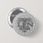 Extravagante Krankenschwester Caduceus LPN Button (Vorne & Hinten)