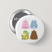 Extravagante Kuchen Button (Vorne & Hinten)
