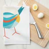 Extravagante Küken Geschirrtuch (Viertel Falte)