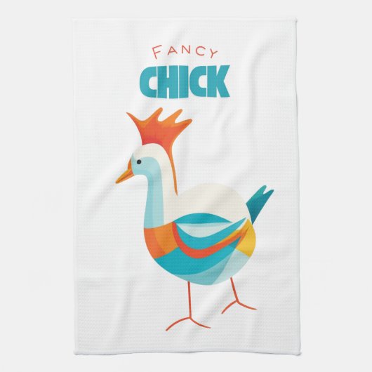 Extravagante Küken Geschirrtuch (Vertikal)