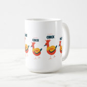 Extravagante Küken Kaffeetasse (VorderseiteRechts)