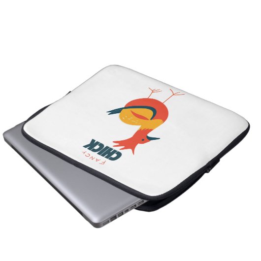Extravagante Küken Laptopschutzhülle (Vorne Knopf)
