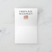 Extravagante, kundenspezifische Fertigung Karte (Innenseite)