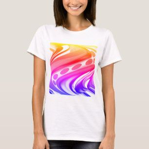 Extravagante Kunst-Drehung T-Shirt