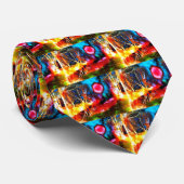 Extravagante Kunstmode Krawatte (Gerollt)