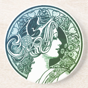 Extravagante Lady Sandstone Drink Untersetzer