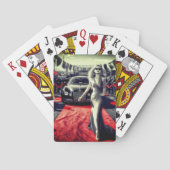 Extravagante Lady Spielkarten (Rückseite)