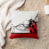 Extravagante Ladybug | rot Kissen (Decke)