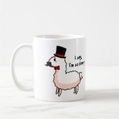 Extravagante Lama-Tasse Kaffeetasse (Links)