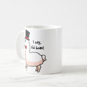 Extravagante Lama-Tasse Kaffeetasse (Vorderseite Links)